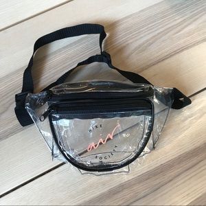 clear fanny pack nike